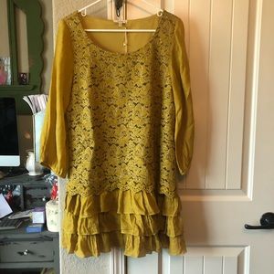 Mustard dress